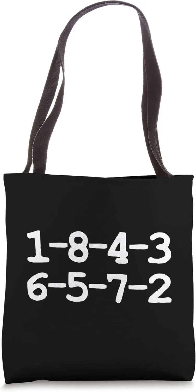 1-8-4-3-6-5-7-2 Firing Order Big Block Engine Car Guy Garage Tote Bag