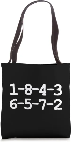 1-8-4-3-6-5-7-2 Firing Order Big Block Engine Car Guy Garage Tote Bag