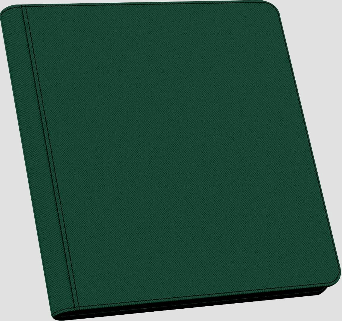 1000  Pockets Trading Card Binder, 16 Pocket Ringless Side Loading Card Holder Album, Trading Card Album Fit for YuGiOh, MTG, TCG, Game Cards, Sports Cards, Business Cards (Green)