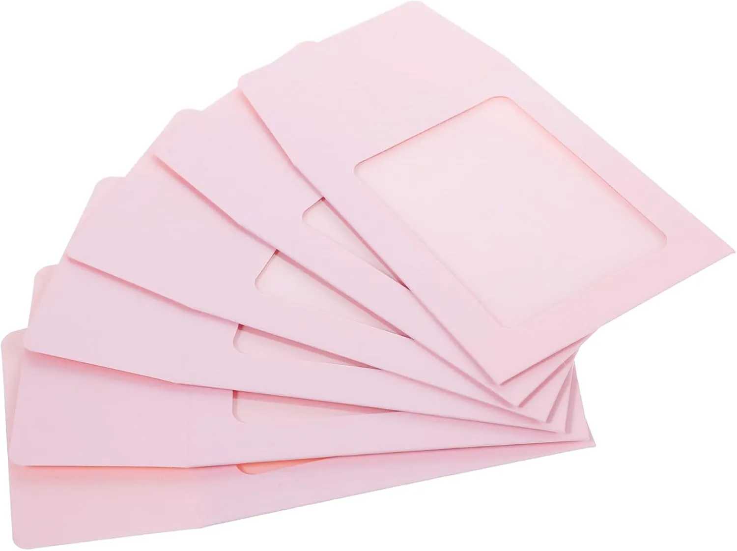 100pcs Card Packing Simple Style -Scratch Holders for Trading Cards Photos Postcards Transparent Open Design for Easy Access Custom Display