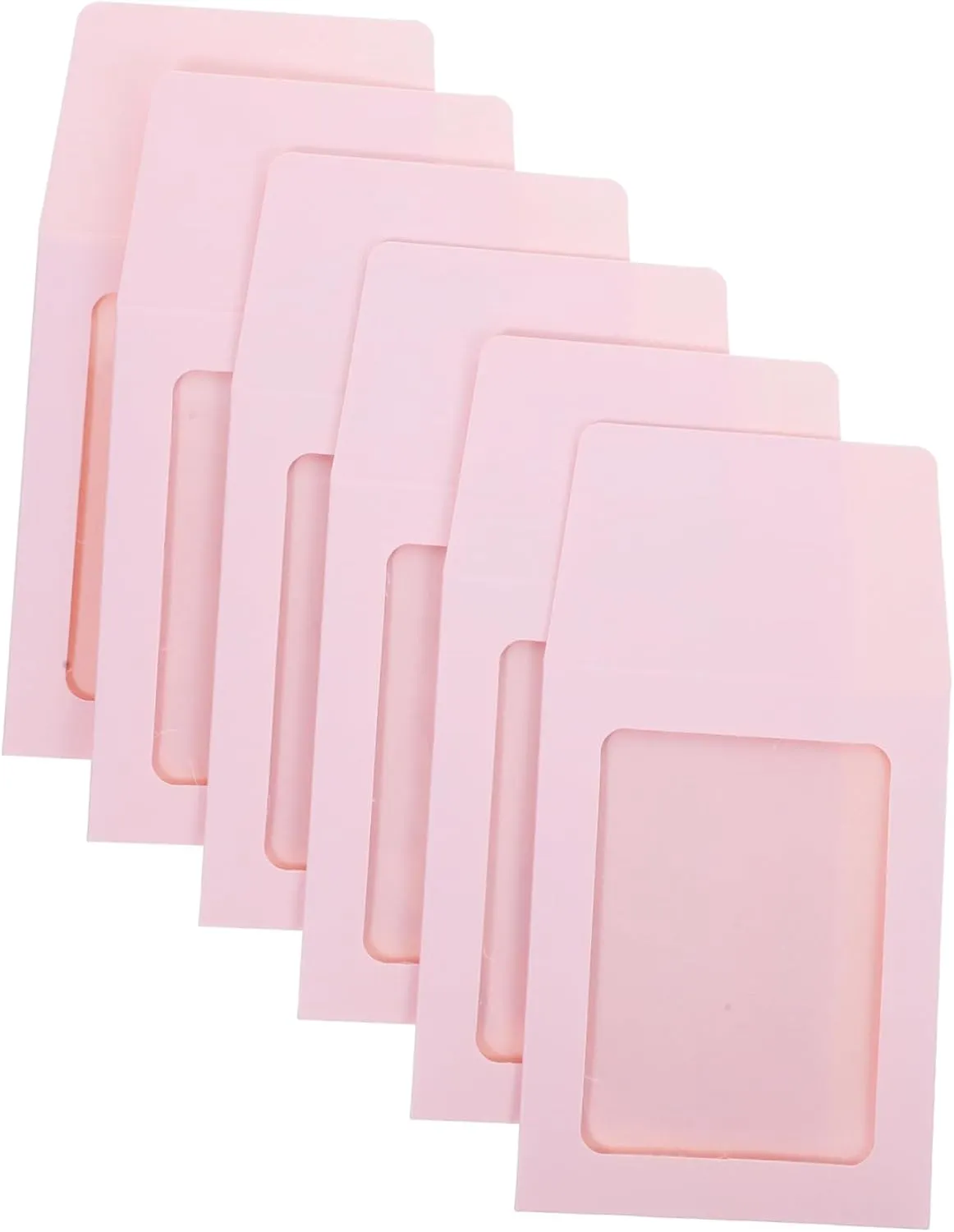 100pcs Card Packing Simple Style -Scratch Holders for Trading Cards Photos Postcards Transparent Open Design for Easy Access Custom Display