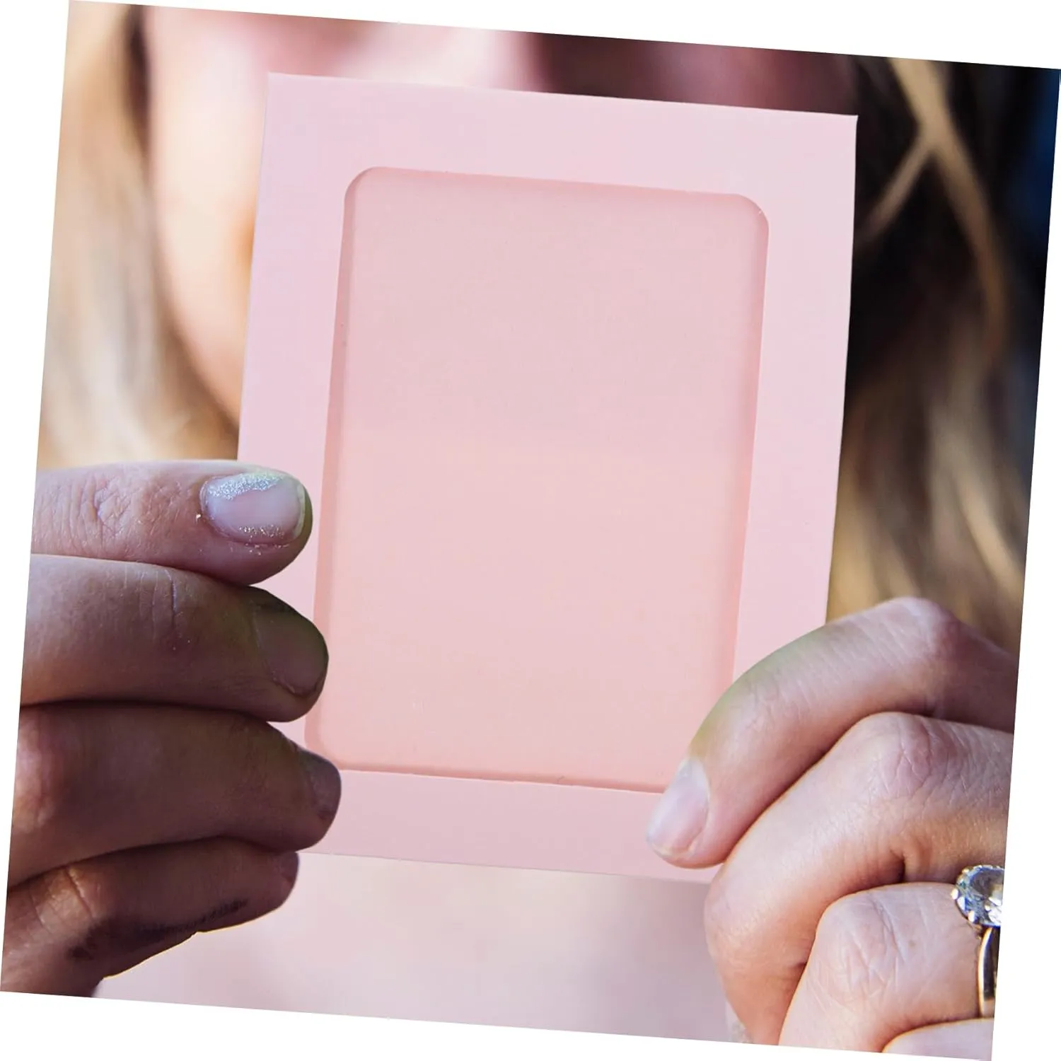 100pcs Card Packing Simple Style -Scratch Holders for Trading Cards Photos Postcards Transparent Open Design for Easy Access Custom Display