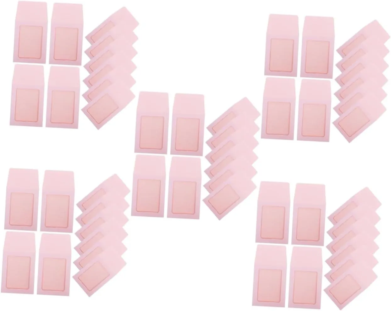 100pcs Card Packing Simple Style -Scratch Holders for Trading Cards Photos Postcards Transparent Open Design for Easy Access Custom Display