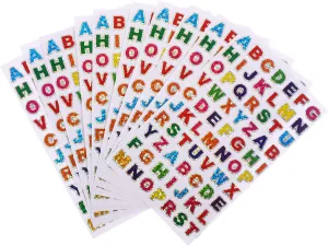 100pcs Self-Adhesive Letter Stickers Decorative Craft Stickers for Scrapbooking Notebooks Diaries and Projects Prime for