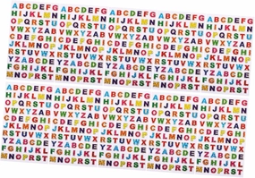 100pcs Coloured Alphabet Stickers Adorable Vinyl Letter Decals for Boys and Girls Room Scrapbooking Crafts and Home Decor Easy to Apply Fun and Versatile Stickers