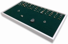 144 Foam Insert Ring Display Tray (14 ¾” x 8 ¼” x 1”) – Merchandising/Jewelry Display/Organizer/Multi Purpose Tray