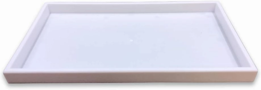 144 Foam Insert Ring Display Tray (White Tray, White Foam) - 3 Pack (14 ¾” x 8 ¼” x 1”) – Merchandising/Jewelry Display/Organizer/Multi Purpose Tray