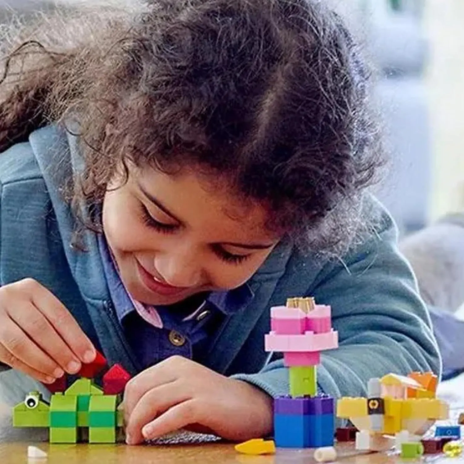 1500 Pieces Building Bricks, Building Bricks Set for Girls Age 4-5-6-7-8-12, Classic Bulk Small Blocks, Blocks Set (Pink Purple White)