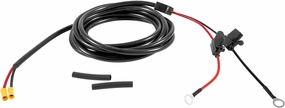 1820089 MK-EC-15 Battery Charger Extension Cable for Minn Kota, 15-Foot Black Cable