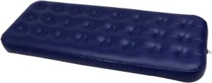 1Pc Portable Inflatable Air Mattress Bed Foldable Single Camping Mat for Outdoor Use Lightweight PVC Travel Sleeping Cushion Ideal for Home Camping & Beach