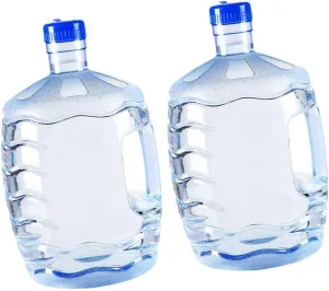 2 Pieces 7.5L Portable Water Container Water Storage Jug for Outdoor Camping Hiking