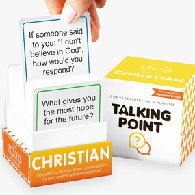 200 Conversation Cards for Christians - Explore Your Faith and Have Fun on Family Game Night, Bible Study or Youth Groups - Perfect for Church Groups, Couples Game Night, Easter Gifts