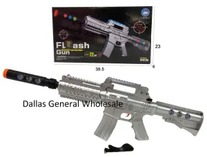 20" Flashing Machine Guns Kids Toy In Bulk