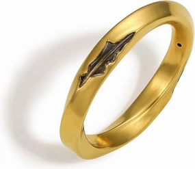 24K Solid Gold Rings Twisted Vintage Band Stackable Ring Simple Dainty Statement Black Gold Rings Real Genuine Gold Jewelry for Men Women Ring Size 15-25 A019745