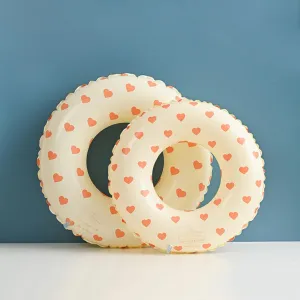 2PCS Swimming Ring Inflatable Pool Floats Ring Toys Summer Beach Party Supplies for Women Men