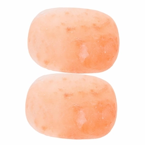 2pcs Mineral Salt Soap Exfoliating Bath Salt Stones for Body and Foot Care Moisturizing Skincare Travel Friendly Versatile Use for Daily Showers and Spa Days