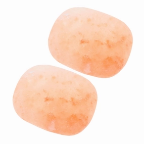 2Pcs Natural Mineral Salt Soap Exfoliating Wash Stone for Deep Cleaning Moisturizing Skincare for Daily Showers and Spa Days Compact and Convenient for Travel