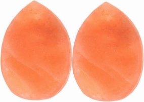2Pcs Salt Stones for Massage and Exfoliation Natural Tool for Face and Foot Care Stocking Stuffers for Women