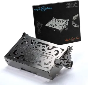 3D Metal Model Puzzle for Adults - Metal Perfecto Card Case with Opening Mechanism | Metal DIY Kit | Beautiful Metal Card Case Collectible | DIY Construction Vintage Model
