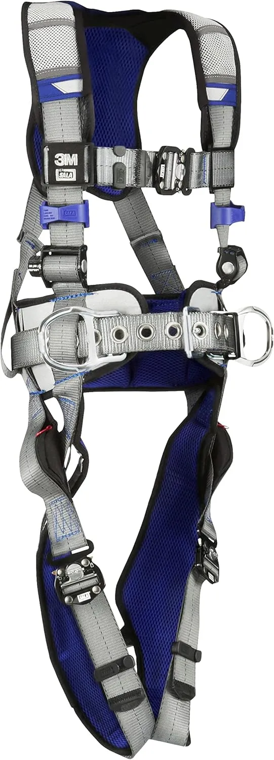 3M DBI-Sala ExoFit X200 Comfort Construction Positioning Safety Harness 1402106, Medium