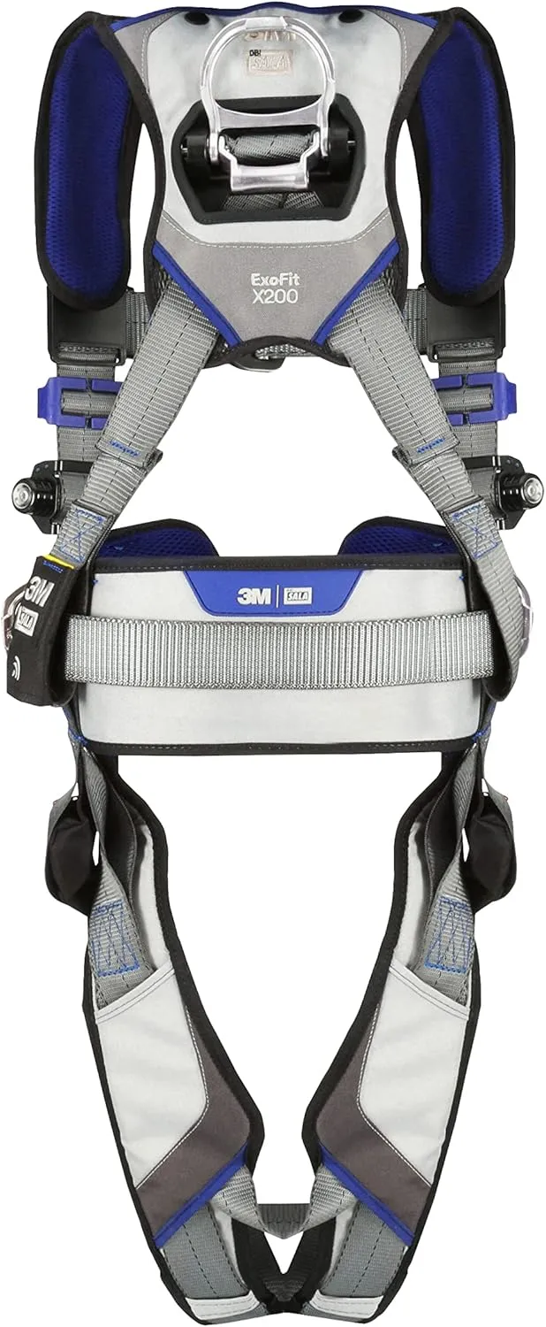 3M DBI-Sala ExoFit X200 Comfort Construction Positioning Safety Harness 1402106, Medium