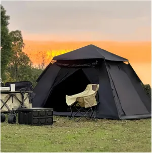4 Person Tent Insect-Proof,Bounce Off in Three Seconds Waterproof for Tents Practical and Stable Utility Tent for Family Camping,Hiking Party 4 People