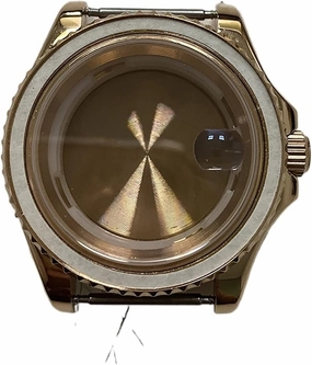 40MM Stainless Steel Watch Case Compatible with Mingzhu 2813 Automatic Mechanical Movement Shell Cover for 8215 8200 821A Watch Accessories