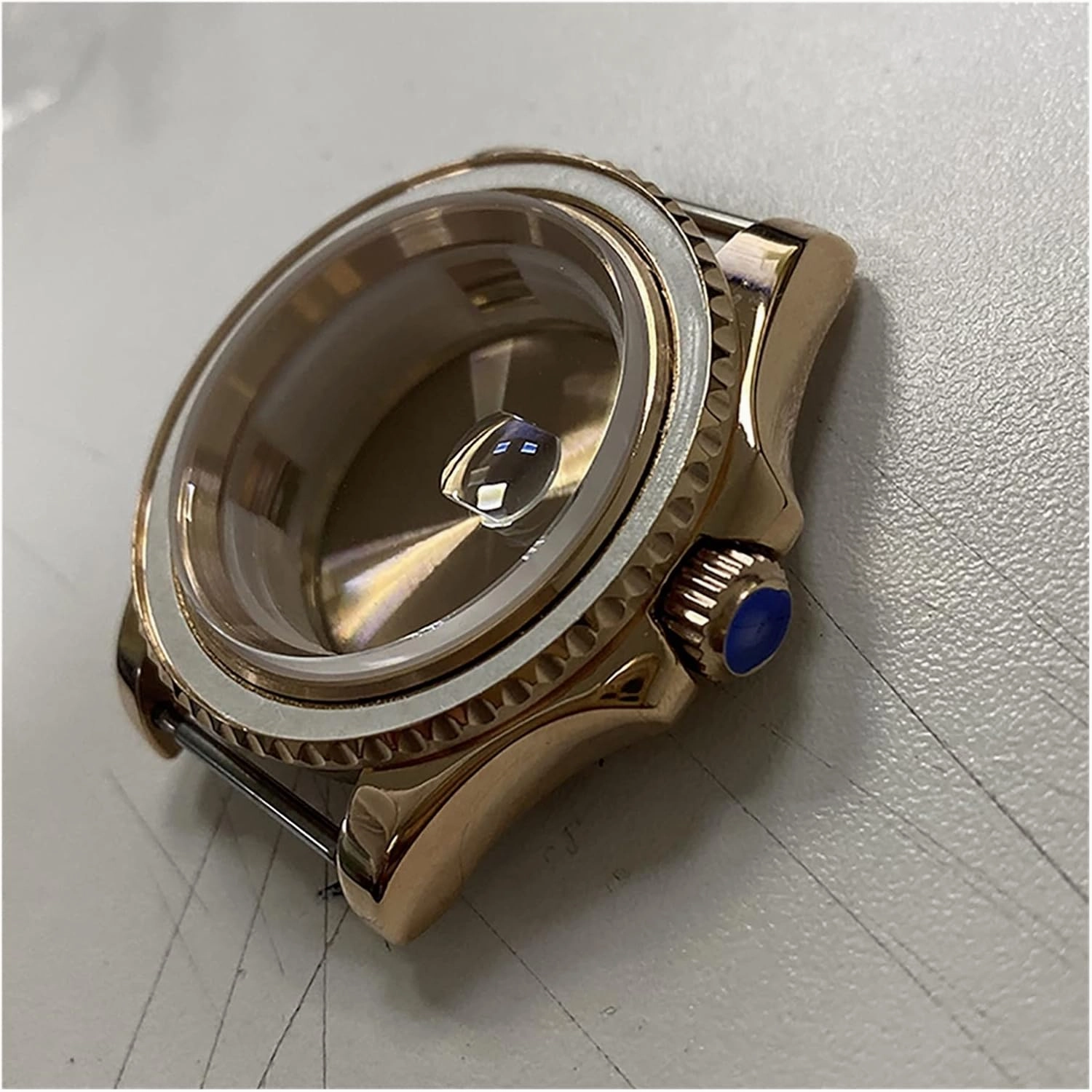 40MM Stainless Steel Watch Case Compatible with Mingzhu 2813 Automatic Mechanical Movement Shell Cover for 8215 8200 821A Watch Accessories