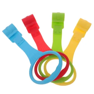 4pcs Hanging and Easy to Clean for Cribs and Fences Bright Colors for Engagement Standing Support Tools for Random Color
