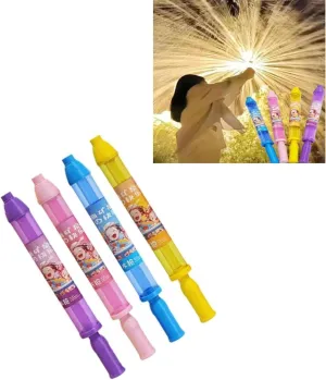 4pcs Romantic Water Soaker Toy | Water Fireworks Toys for Kids, Romantic Firework Effect Water Squirter Toy - High Pressure Pull-Out Sprinkler Spray Toys for Pool