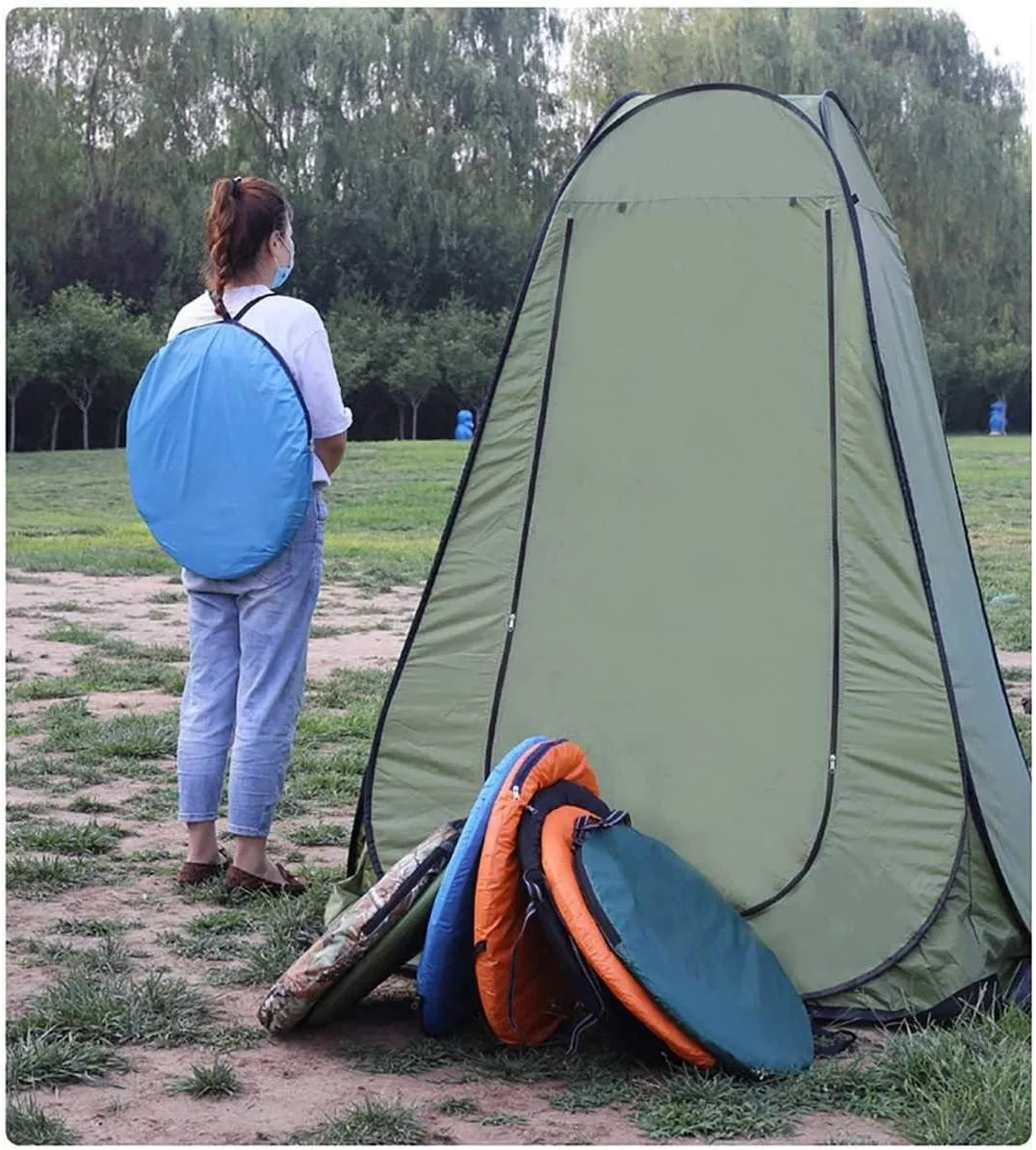 5-8 Person Camping Tent - Automatic Outdoor Tents Instant Cabana Waterproof Shade Canopy Tarp for Outdoor Sports Hiking Travel Family Vacation