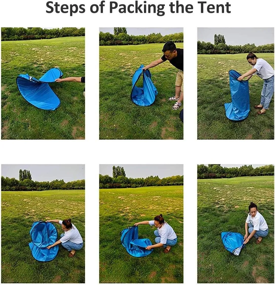 5-8 Person Camping Tent - Automatic Outdoor Tents Instant Cabana Waterproof Shade Canopy Tarp for Outdoor Sports Hiking Travel Family Vacation