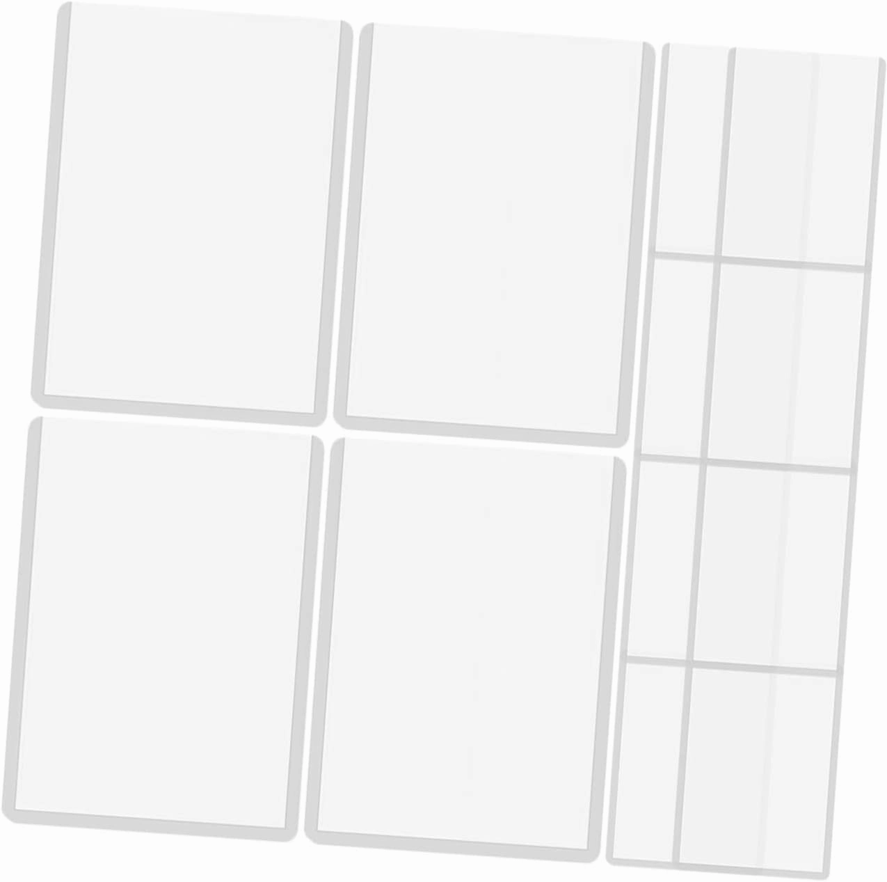 50pcs Transparent Game Card Sleeves Card Protectors for Trading Baseball and Gaming Thickness for Students and Collectors
