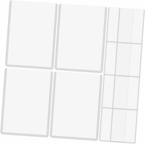 50pcs Transparent Game Card Sleeves Card Protectors for Trading Baseball and Gaming Thickness for Students and Collectors