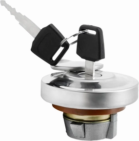 51049-5004 Fuel Tank Cap with 2 Keys, Replacement for Kawasaki VN900 Vulcan 900 Classic 2006-2017 Replacement for Yamaha XV1900 XV19, Replaces 51049-5004