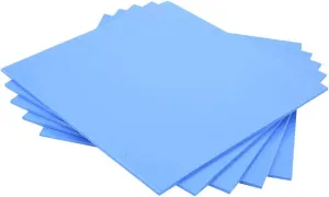 5Pcs Thermal Conductivity Sheet CPU GPU Heat Conduction Pad 100x100x1.5mm for Graphics Card Cooling, Good Thermal Conductivity, Insulation