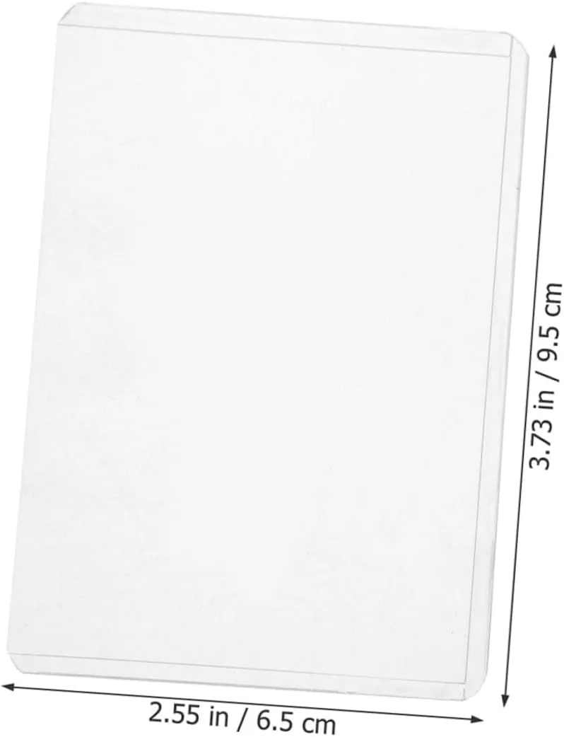 5sets Simple Style Cardholders Card Protectors Hard Sleeves for Trading Cards 30pcs*5