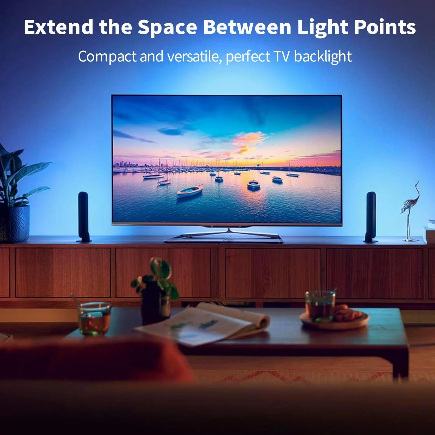 7M 23.1FT Extension Cable Cord Compatible with Philips Hue Play Light Bar 7820430U7 440400980001 S020XM2400083 Hue Smart Light Bulb Accessories Light Strip Power Supply Black - 1 Pack