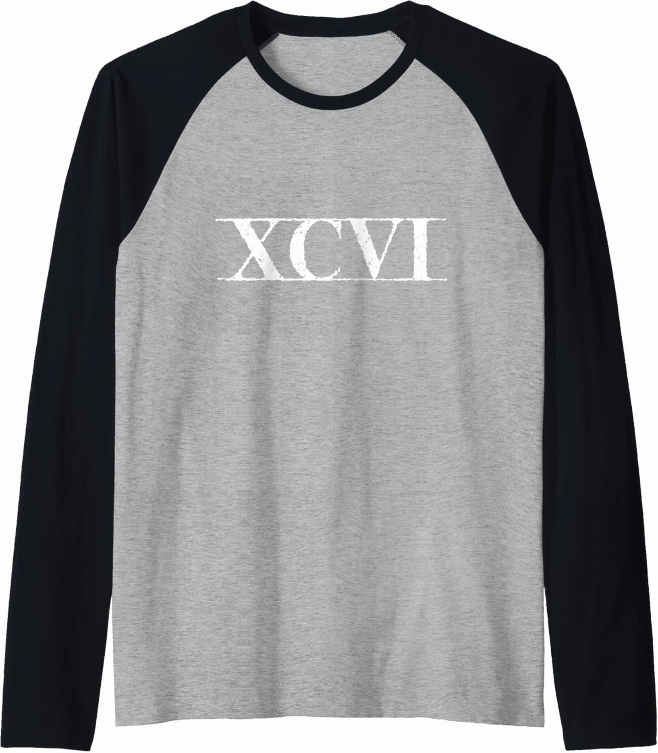 96 XCVI ~ with Lines Raglan Baseball Tee