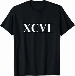 96 XCVI ~ with Lines T-Shirt
