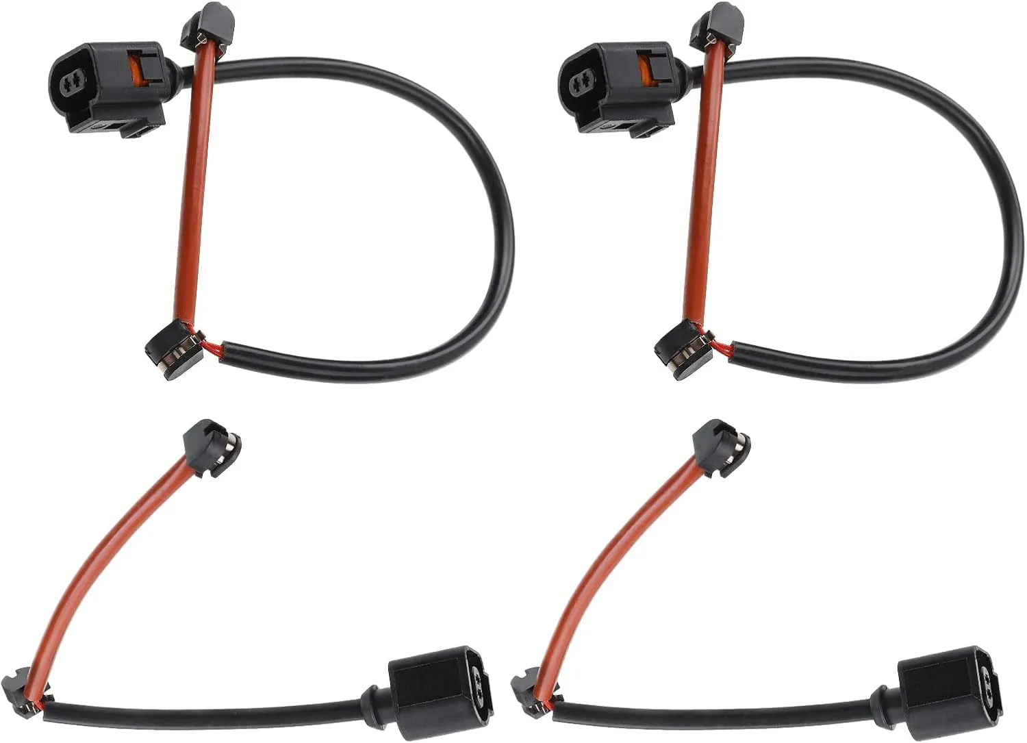 A-Premium Disc Brake Pad Wear Sensors Compatible with Porsche Cayenne 2011-2017 Panamera 2010-2016 Front and Rear Driver and Passenger Side 4-PC Set