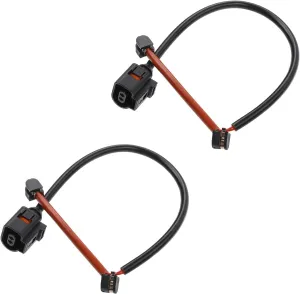 A-Premium Front Disc Brake Pad Wear Sensors Compatible with Porsche Cayenne 2011-2018, Panamera 2010-2016, 2-PC Set