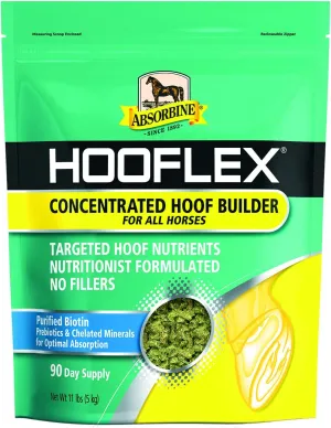 Absorbine Hooflex Concentrated Hoof Builder Supplement Pellets, 11lb Bag / 90 Day Supply