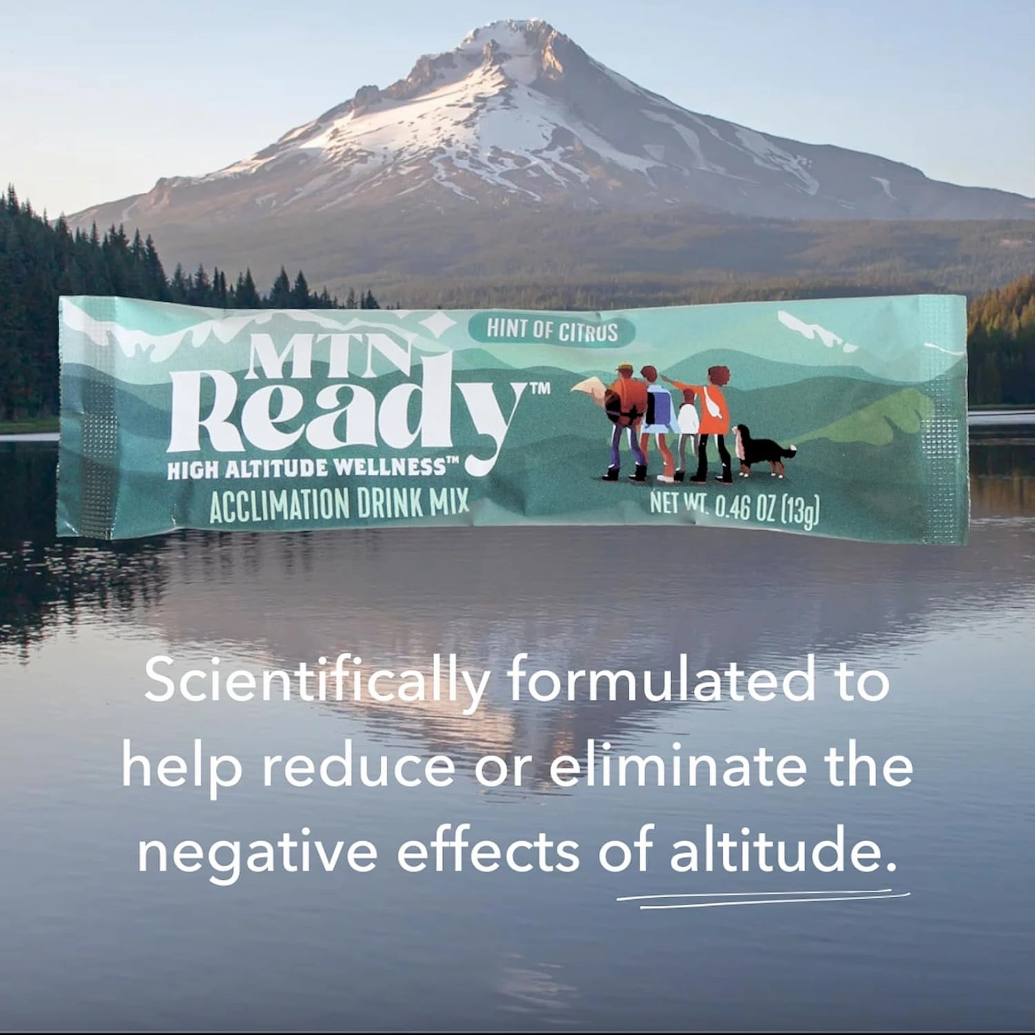 Acclimation Drink Mix | Altitude Sickness Aid, Balanced Energy Boost, Athletic Activity & Recovery, Ski & Mountain Trips, Hydration & Electrolytes, Non-GMO (4-Pack)