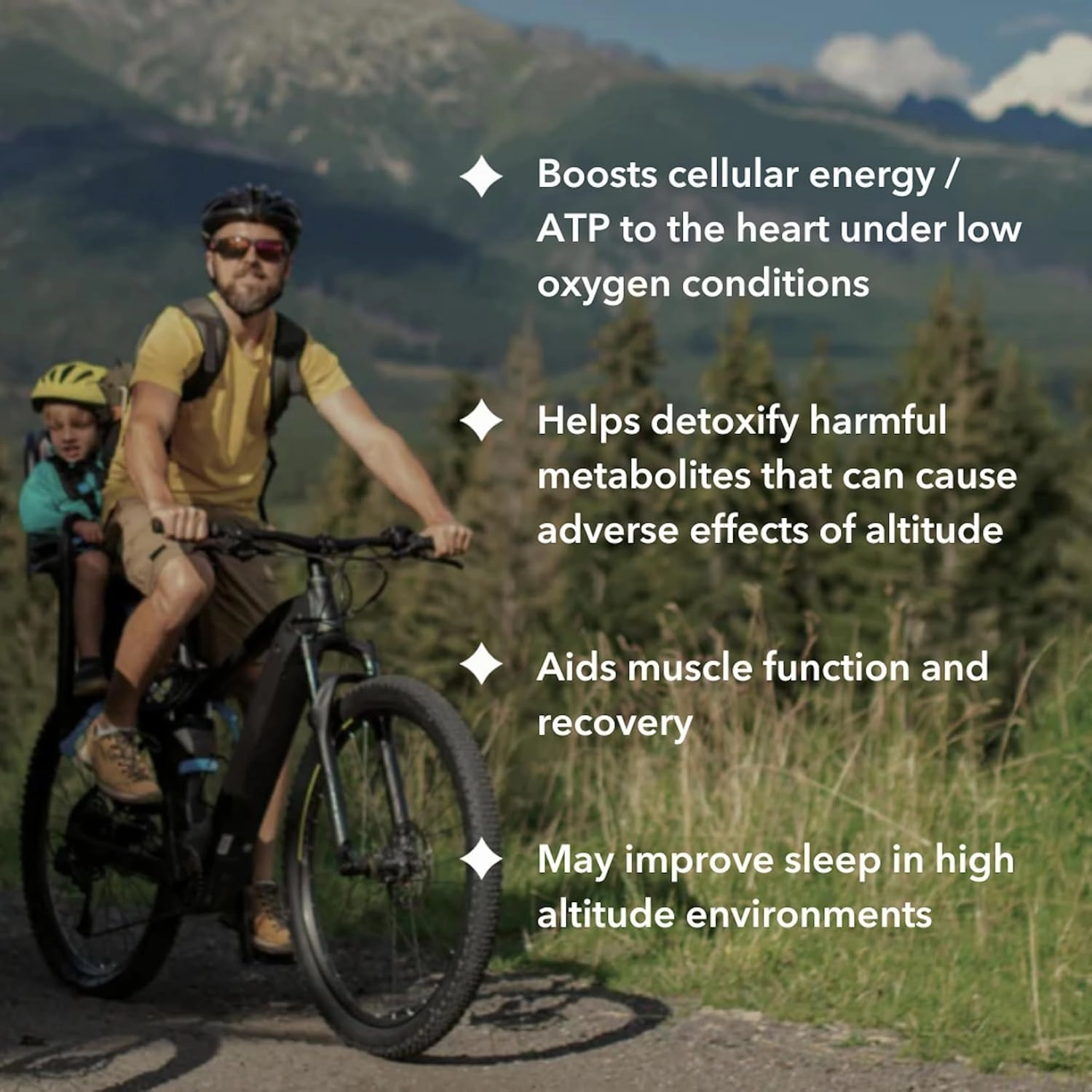 Acclimation Drink Mix | Altitude Sickness Aid, Balanced Energy Boost, Athletic Activity & Recovery, Ski & Mountain Trips, Hydration & Electrolytes, Non-GMO (4-Pack)