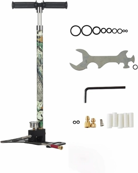 Acecare PCP Hand Pump 4 Stage 4500psi Camo High Pressure Air Pump for PCP Air Rifle