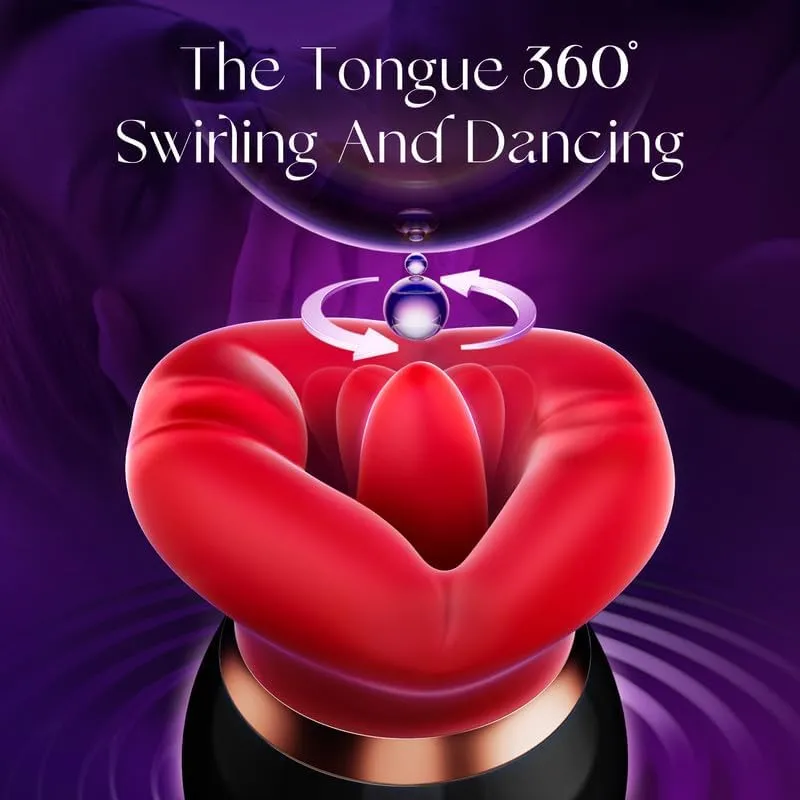 Adult Sex Toys Women Vibrator - APP Control Sucking Vibrater with 3 Suction 10 Vibration Tongule Licking for Clit Nipple Anal G spot, Female Rose Vibrators Sex Toy for Couples Games Portable