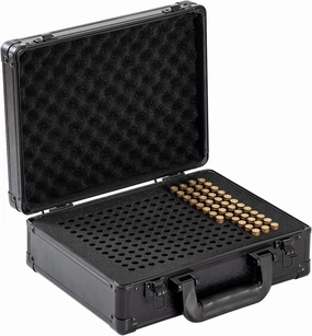 aluminum Locking Ammo Storage case with Included foam - Waterproof Mil-Spec Travel Safe for 5.56 223