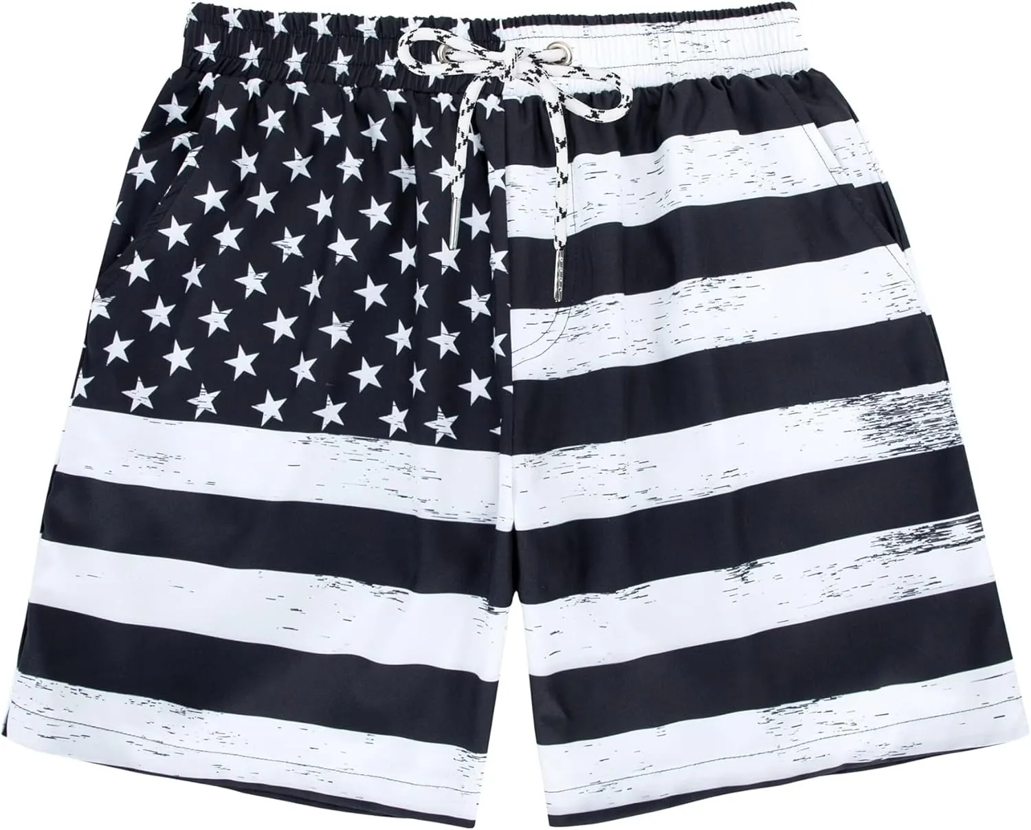 American Trends Mens Swim Trunks with Compression Liner Board Shorts for Men Quick Dry Swimsuits Bathing Suit Swimwear M-XXL