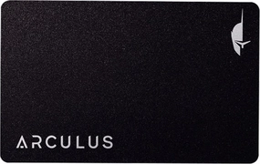 Arculus® Crypto Cold Storage Wallet, Secure Bitcoin Wallet, Crypto Hardware Wallet for NFTs, Ethereum, Bitcoin, Cardano & Other Cryptocurrencies, 3-Factor Authentication, Black
